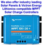 Click here to view Victron Energy efficient MPPT solar charge controllers